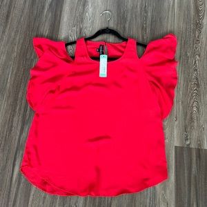 New red blouse